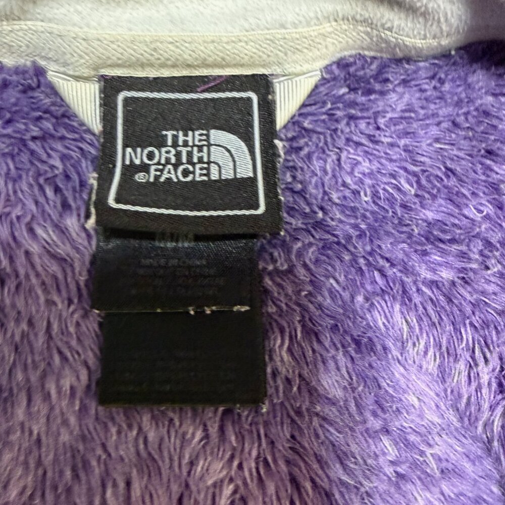 The North Face Women’s Osito‎ Jacket M Purple Plush Fleece EUC - Picture 4 of 10